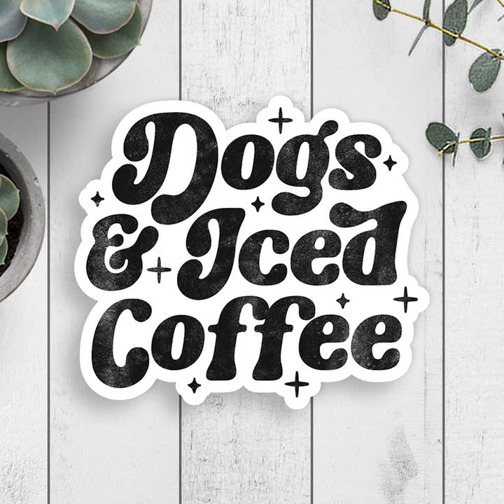 Dogs & Iced Coffee Sticker