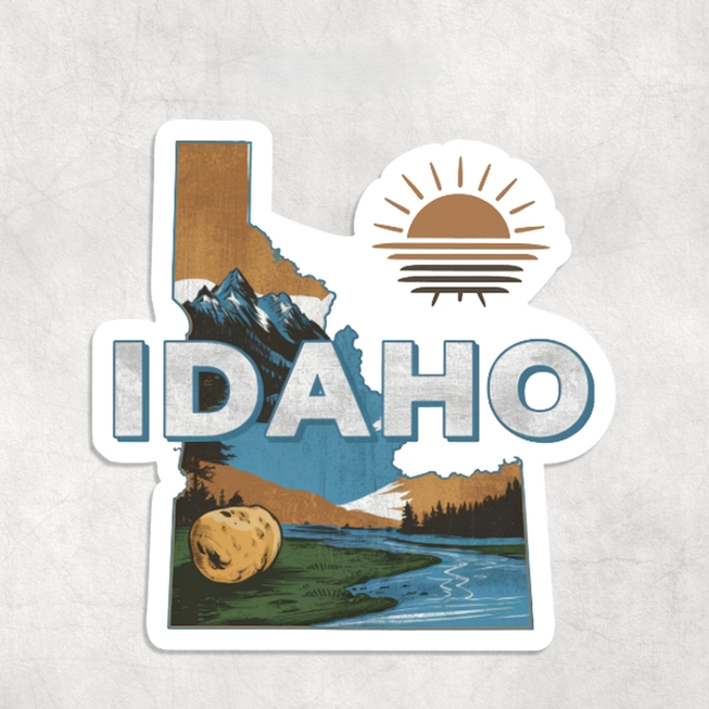 Idaho Scene Sticker