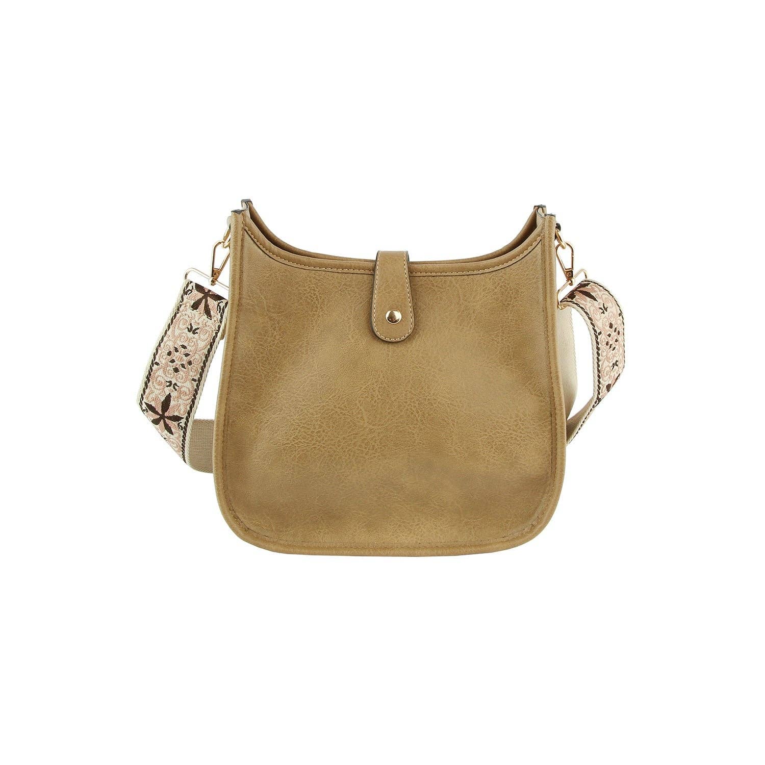 Mocha Guitar Strap Crossbody Bag