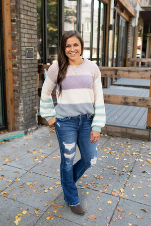 Plush Dream Colorblock Sweater