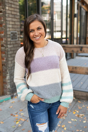 Plush Dream Colorblock Sweater