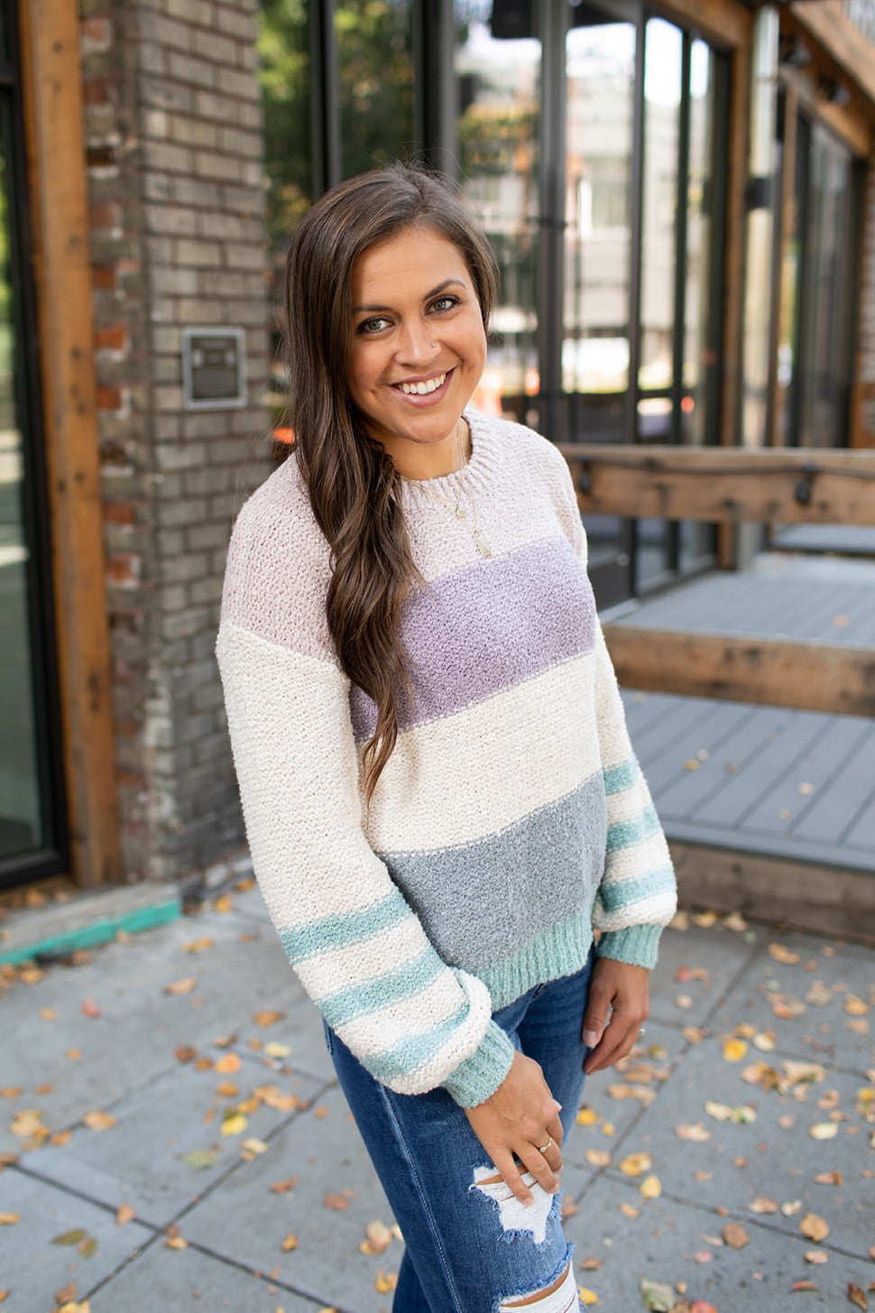 Plush Dream Colorblock Sweater