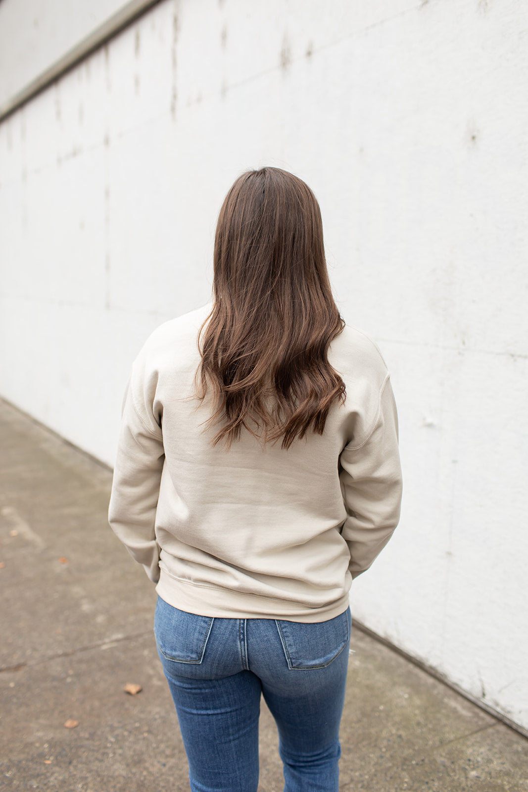 Beige Merry & Bright Crewneck Sweatshirt (Unisex SM-2X)