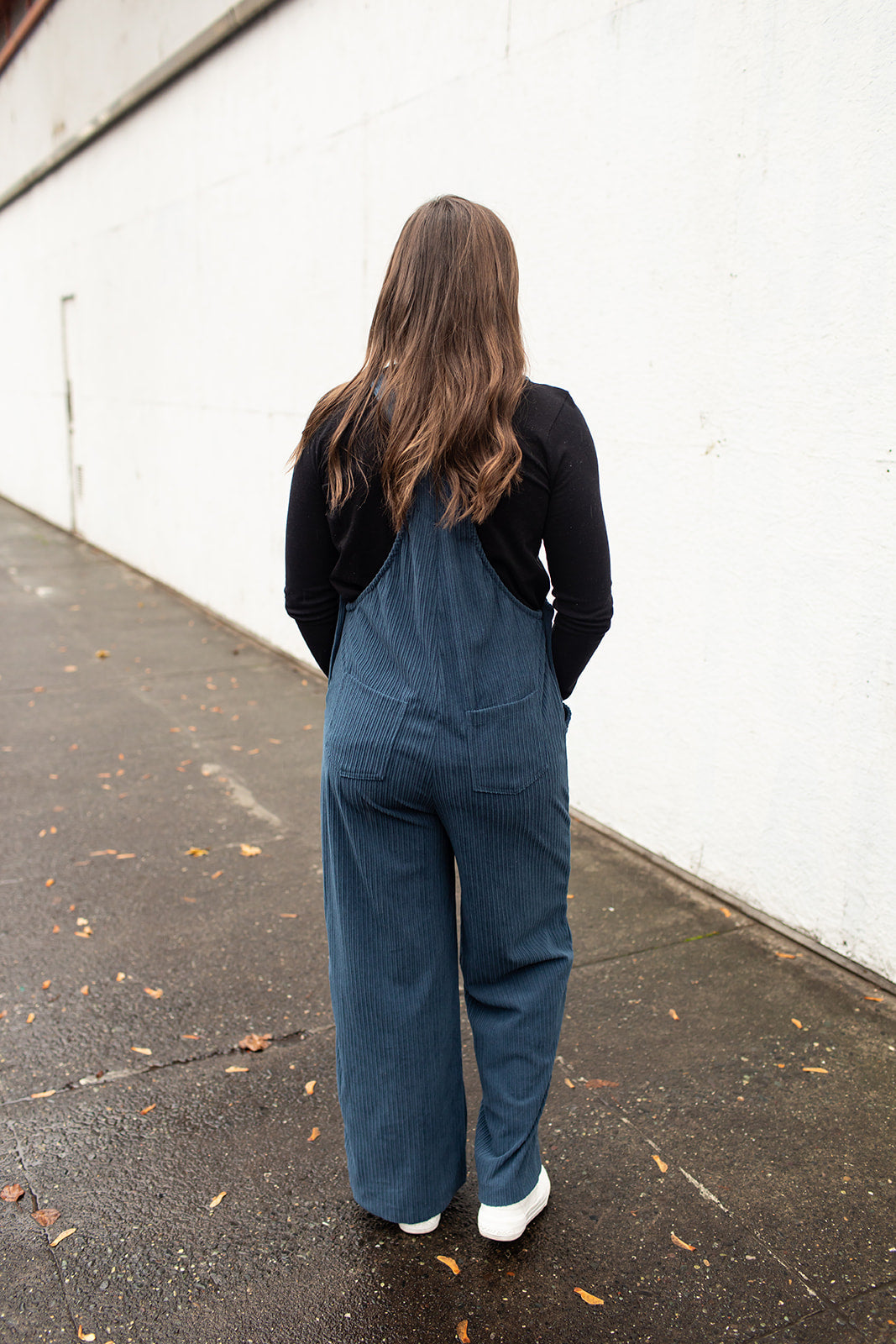 Blue Corduroy Overalls (SM-XL)