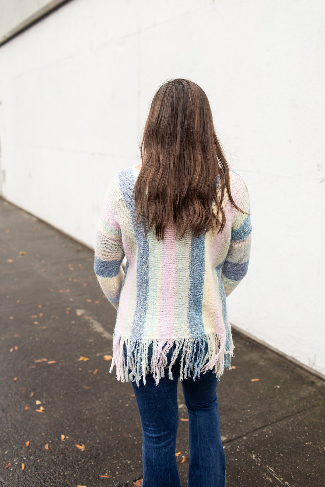 Blue Dreamy Fringe Sweater (SM-XL)