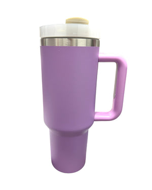 Lavender 40oz Tumbler w/Straw & Lid