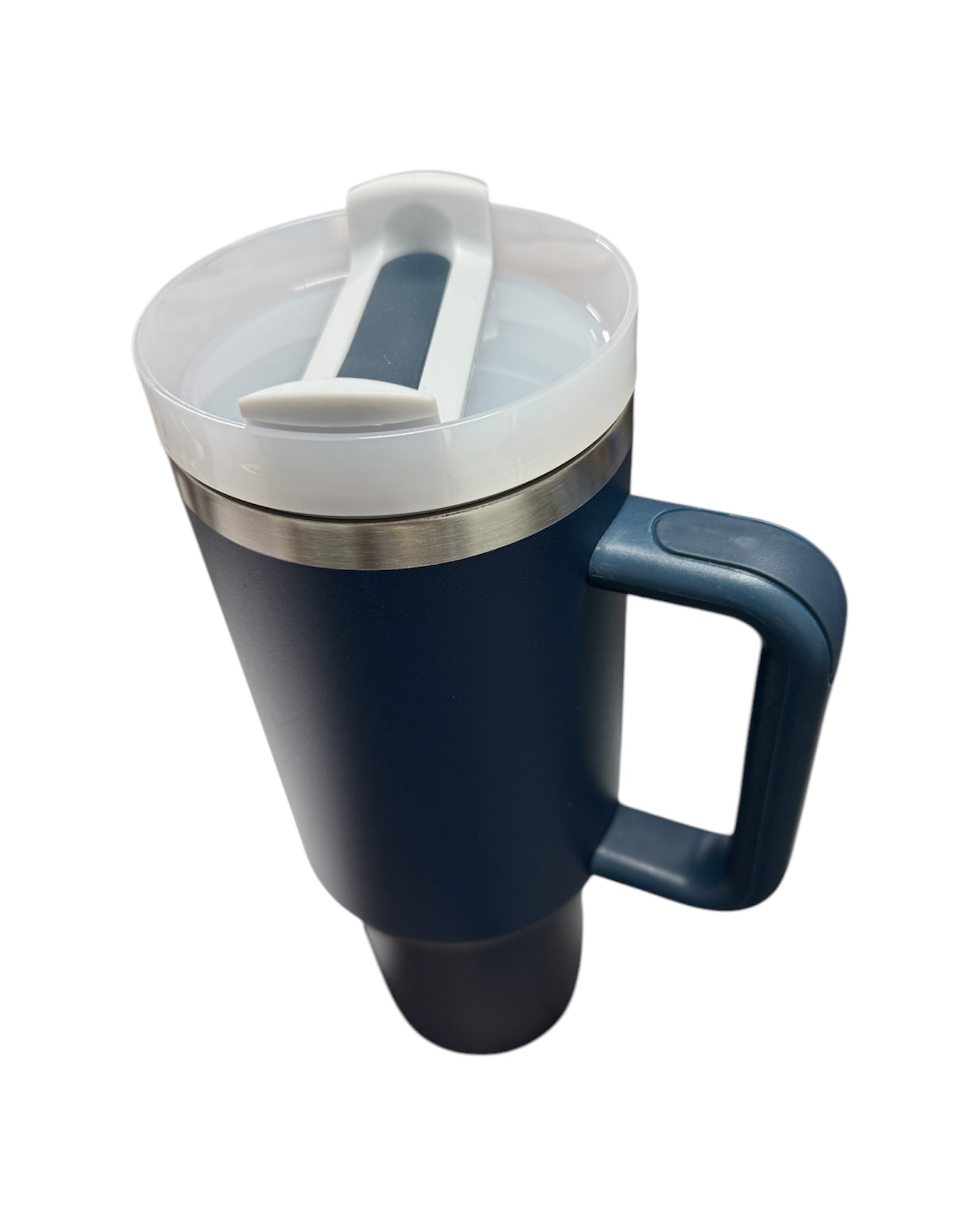 Navy Blue 40oz Tumbler w/Straw & Lid