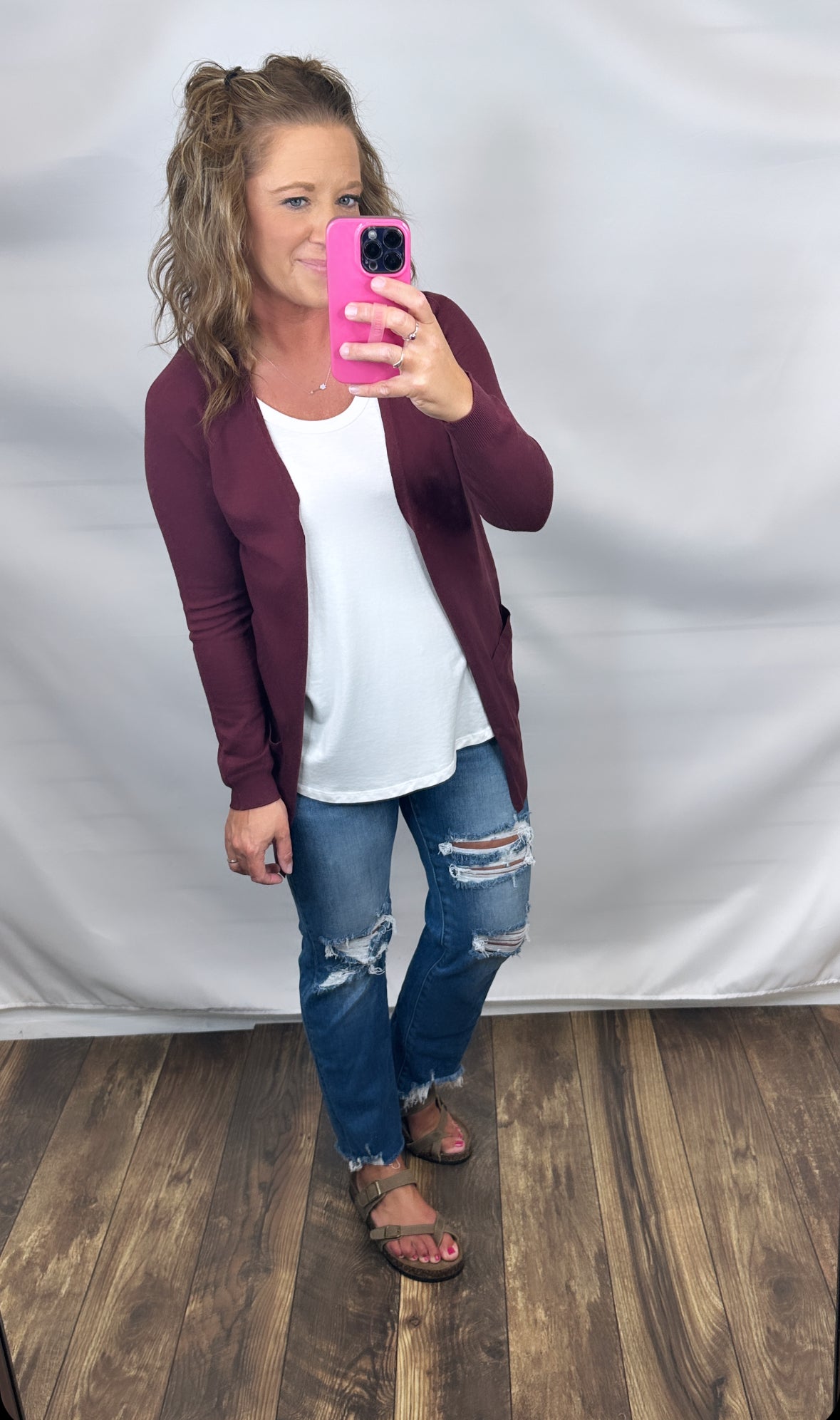 Mulberry Raglan Pocket Cardigan (SM-2X)