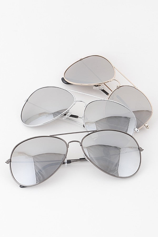 Buy silver Aviator women's sunglasses