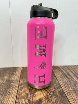 Idaho Mandala Water Bottle 32oz - Pink