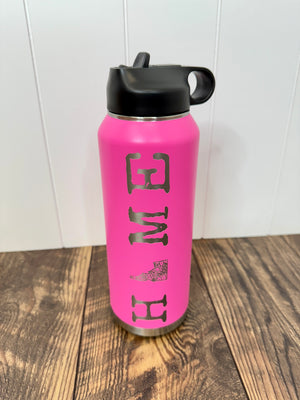 Idaho Mandala Water Bottle 32oz - Pink