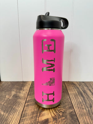 Idaho Mandala Water Bottle 32oz - Pink