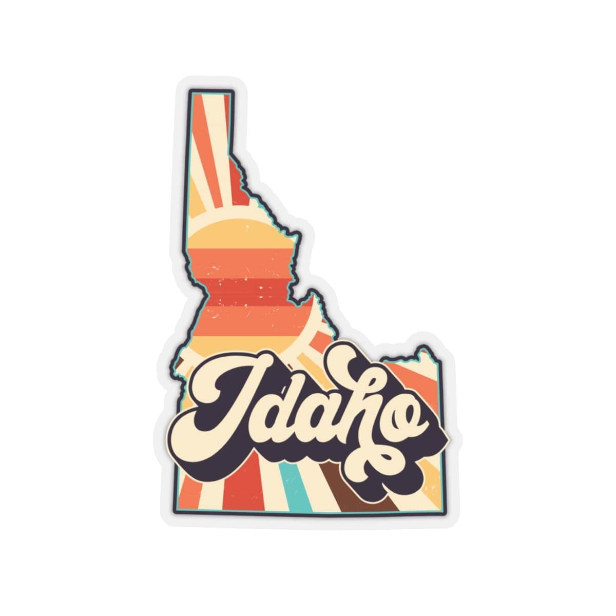 Retro Idaho Sticker